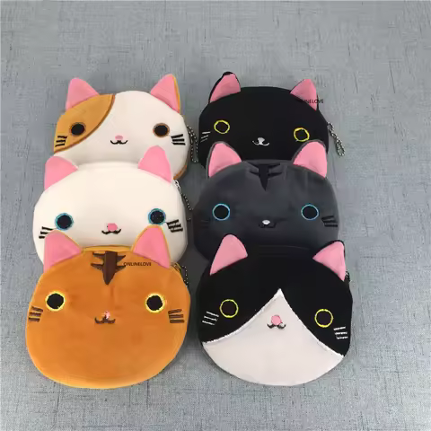 6Colors , 10CM HAND Coin Purse Wallet Pouch , Cat Gift Coin BAG , Women Lady's Coin Bags Pouch Holde