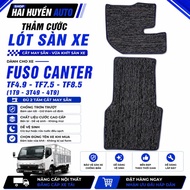 Fuso Canter TF4.9-TF7.5-TF8.5 car mats (1t9-3t49-4t9) with 2 panels cut and sewn to standard waterpr