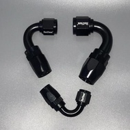 RedSuns® Fitting 120º Degree AN6 AN8 AN10 Earl's Swivel Seal Braided Hose Oil Petrol fuel cooler ( B