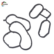 [chulisia] ABS Rubber Oil Filter Housing Seal Gasket Kit High Performance for BMW E46 E61 E81 E87 E9