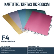 200gsm TIK F4 paper, 50 sheets TIK F4 paper/