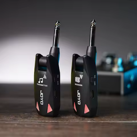 JOYO JW-08 Wireless Guitar System UHF 20-20kHz Frequency Rechargeable Wireless Transmitter Receiver
