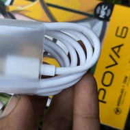 Tecno Pova 6 ULTRA CHARGER 70W MAX Fastcharging USB Type C Cable