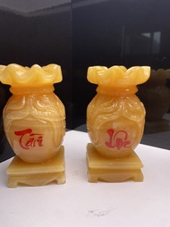 Túi tiền tài Lộc - có đế đá luôn - vàng rực nữa- Cao 12cm. Nặng 800gr- đá ngọc loại đẹp