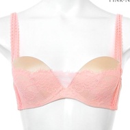 Annebra บราเสริมทรง ตะขอหลัง มีโครง เสริมฟองน้ำ Push up Mold bra Bloom Up รุ่น AB1-552 สีชมพู-เนื้อ