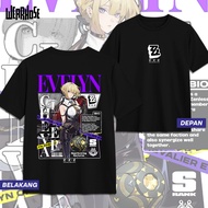 EVELYN ZZZ EVELYN CHEVALIER ZENLESS ZONE ZERO DB Unisex Distro Anime T-shirt Men Women Tops Wearhose