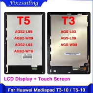 ทดสอบจอแสดงผล LCD สำหรับ Huawei MediaPad T5 10 AGS-L03 AGS-L09 AGS-W09 T3 AGS2-L03 Touch Screen Digi