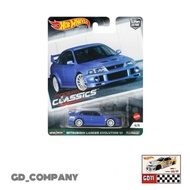 Hotwheels Premium Mitsubishi Lancer Evo Classicsbiru