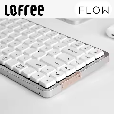 LOFREE Flow Mechanical Keyboard Wireless Quiet and Gentle Sound Keyboard Ghost Linear Phantom Swith 