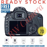 Tempered Glass Canon EOS 7D Mark 1 Anti-Scratch Screen Tempered LCD Classic 7D GlassScreen Protector