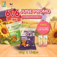 Radiant Basil & Tomato Protein Chips 60g