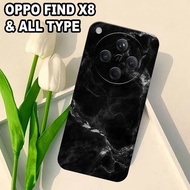 01-GB - Latest OPPO FIND X8 Softcase 2024 - Flexible rubber material - MARBLE Motif - Latest OPPO FI