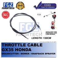 [130 CM] THROTTLE CABLE GX35 1.3 M KGX35 HONDA 4 STROKE GRASS CUTTER BRUSH CUTTER SHOULDER TYPE LONG