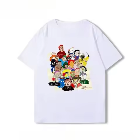 Groupe De Rock Japonais King Gnu T-shirt À Manches Courtes Imprimé En Coton D'été Pour Hommes Et Fem