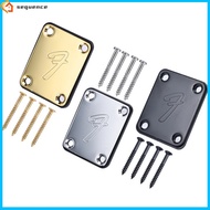 SQE IN stock! Electric Guitar Neck Plates Vintage-style Guitar Protector With Screws Fits Most Guitars Basses