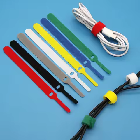 150mm Self-adhesive Nylon Magic Tape Backless Data Line Strap Colorful Magic Stickers Backpackers Hi