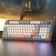 Bàn phím giả cơ XUNFOX K82 cao cấp - Phụ kiện chơi game cực chất thiết kế công thái học chống mỏi ta