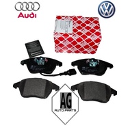 ( 100% FEBI BILSTEIN ) FRONT BRAKE PAD WITH SENSOR VOLKSWAGEN PASSAT CC BEETLE  TOUAREG GOLF MK5 JET