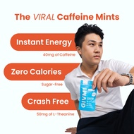 GIVMI FOCUS Caffeine Mints | Focus & Energy | Zero Calories | Mint Flavour | Sugar Free