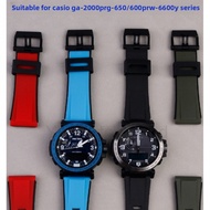 Premium 24mm Watch Band Replacement | Silicone/Resin Strap for GA2000/PRG-600/PRW-6600/PRG-650 | Dur