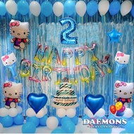 HELLO KITTY DECORATION PACKAGE 9 BIRTHDAY DECORATION/S HAPPY BIRTHDAY DECORATION/S COMPLETE DECORATI