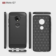 Motorola G9 Plus G6 G7 Plus G7 G8 Power lite Soft Casing Moto G7 G9 Play E5 Carbon Fiber Phone Case