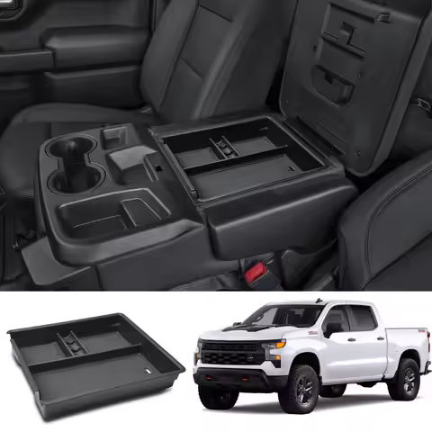 Armrest Storage Box for 2019-2026 Silverado/Sierra 1500 and 2020-2026 Silverado/Sierra 2500HD 3500HD