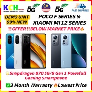 ‼️OFFER‼️XIAOMI POCO F3 5G/Mi 12 5G/Mi 12 LITE 5G/Mi 12 PRO 5G DEMO UNIT Snapdragon 870 5G/8 Gen 1 Gaming Smartphone