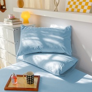 Pillowcase Pure Color Polyester Dust Mite Proof 19 x 29 Inches (48 x 74cm)