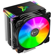 JONSBO CR1400 RGB CPU Air Cooler, 92mm PWM CPU Cooler with 4 Heat Pipes, Removable Computer PC Fans 