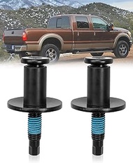 2PCS Rear Tailgate Striker Latch Lock Bolt Kit Fit for Ford F-150 1997-2014 F-250 F-350 F-450 F-550 