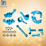 [Gazechimp] Aluminum Alloy Steering Combination Upgrade Kit for HSP 94123 94111 94188, Easy to Insta