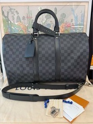 LV 旅行袋 45 黑格