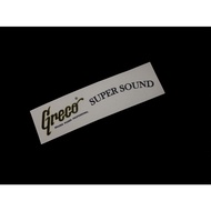 Greco Super Sound Bass Guitar Head Logo