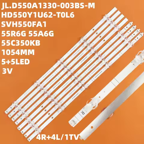 LED Backlight strip 10LED For Hisense 55R6G 55A6G 55R6095G5 55R6070G 55C350KU HD550Y1U62-T0L6 JL.D55