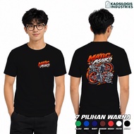 Kaos Motor Matic Matic Asik Pecinta Otomotif Cotton Combed 30s NC Sablon DTF Kaosilogis Industries