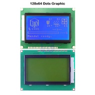 128x64 Dots Graphic 12864 LCD Display Module with Backlight ST7920 I2C