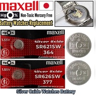 MAXELL Japan Original Silver Oxide Battery SR621SW SR626SW For Watches Battery Replacement