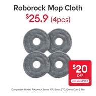 Mop Cloth for Roborock Saros 10R, Saros Z70, Qrevo Curv 2 Pro