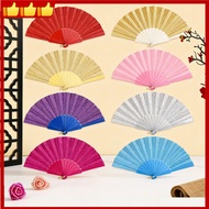 Lightweight Plastic Glitter Fan Vibrant Colorful Clack Fan Dazzling Easy To Clean for  Concerts Prid