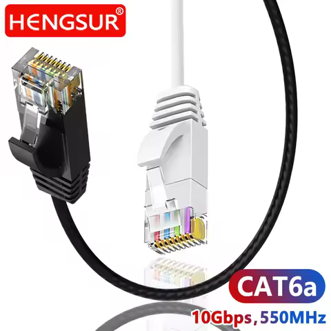 Cat6A Ethernet Cable 10Gbps Slim Lan Cable UTP Network Patch Cable For PS PC Internet Modem Router C