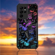 Trendy advanced Graffiti BOOM Phone Case Samsung S25 S21 S20 FE C9 C7 Pro Casing Cool and Anti Drop 
