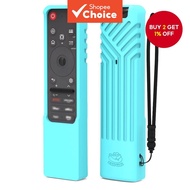 New Protective Silicone Case for LG MR25 GA Magic Remote, Anti-Slip Shockproof Washable Cover with L