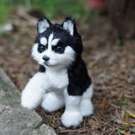 Simulation Dog Toys Realistic Husky Plush Toys Animal Doll Companion Sleep Pillow Toys Dog R5i8