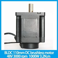 BLDC 110mm DC brushless motor 48V DC motor 3000 rpm 1000W 3.2N.m DC m