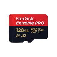 SANDISK EXTREME PRO SDXC SD CARD V30 128GB การ์ดหน่วยความจำแบบ MICROSDXC™