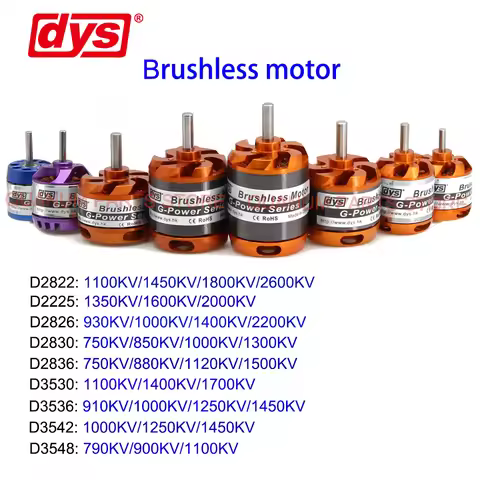DYS Aeromodel 2225 2822 2212 2826 2830 2836 3530 3536 3542 3548 Brushless Motor For RC Multicopters 