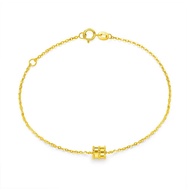 CHOW TAI FOOK 18K 750 Yellow Gold Bracelet - E124842