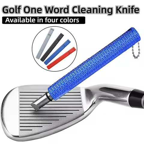 Golf Club Grooving Sharpening Tool 4 colors Golf Groove Sharpener Wedge Club U V Type Square Regroov