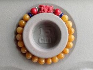 《省大大》【貔貅+黃玉手串】8mm 手珠、手鍊、手鏈、手環 (手圍14.5cm)